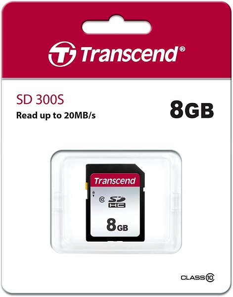 Memóriakártya Transcend SDHC 300S 8 GB ...