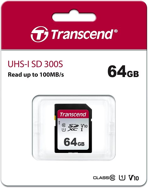Paměťová karta Transcend SDXC SDC300S 64GB ...