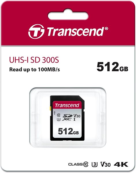 Memóriakártya Transcend SDXC 300S 512GB ...