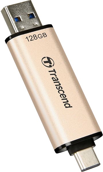 Flash Drive Transcend Speed Drive JF930C 128GB Lateral view