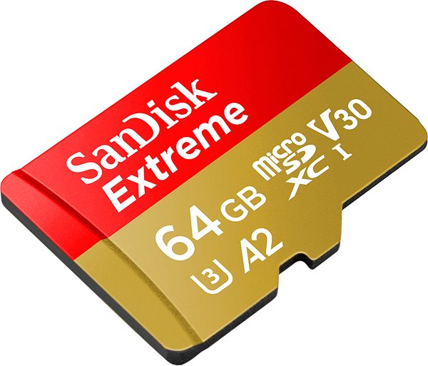 Paměťová karta SanDisk microSDXC 64GB Extreme + Rescue PRO Deluxe + SD adaptér ...