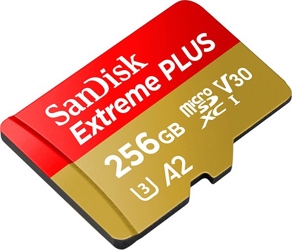 Memóriakártya SanDisk microSDXC 256 GB Extreme PLUS + Rescue PRO Deluxe + SD adapter ...