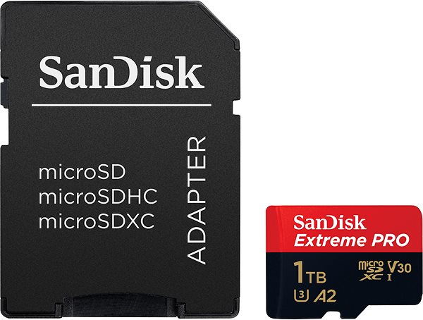 Pamäťová karta SanDisk microSDXC 1TB Extreme PRO + Rescue PRO Deluxe + SD adaptér ...