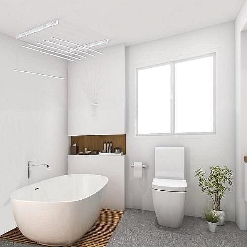 DuraHome ceiling dryer white 6 × 190 cm .
