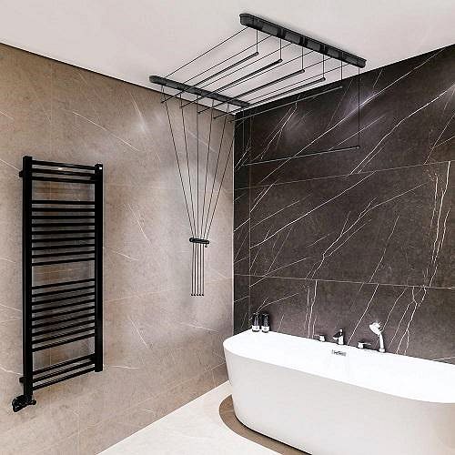 DuraHome Ceiling Dryer Black 6 × 170 cm .