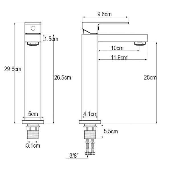 Tap DuraHome Wash basin mixer, GULF 43044, chrome, high ...