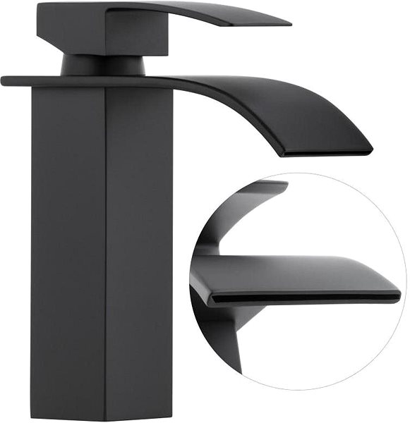 Tap DuraHome Wash basin mixer, JASPER 43051, black ...