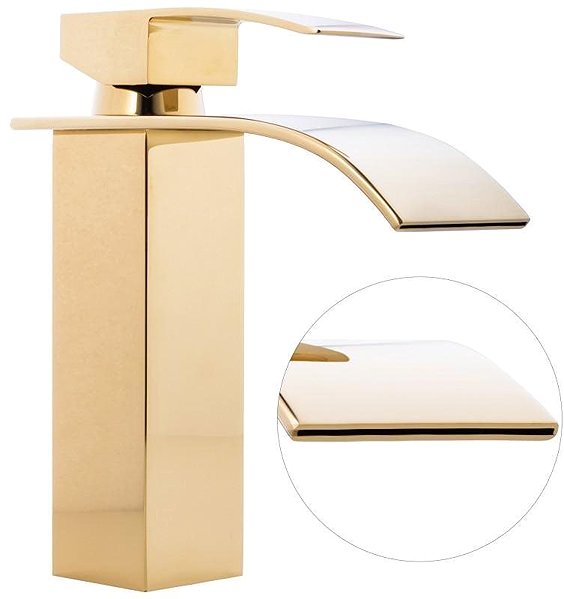 Tap DuraHome Wash basin mixer, JASPER 44287, gold ...