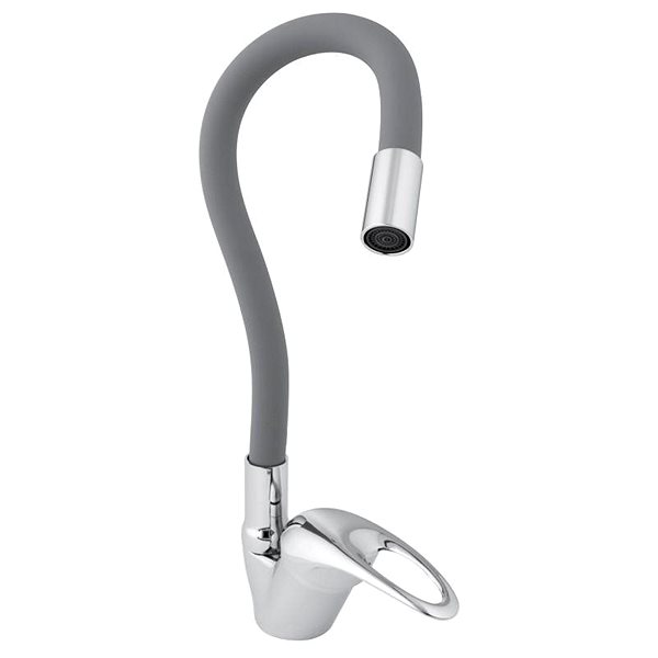 Tap DuraHome Sink mixer, BOA NOVA 50455, standing, grey ...
