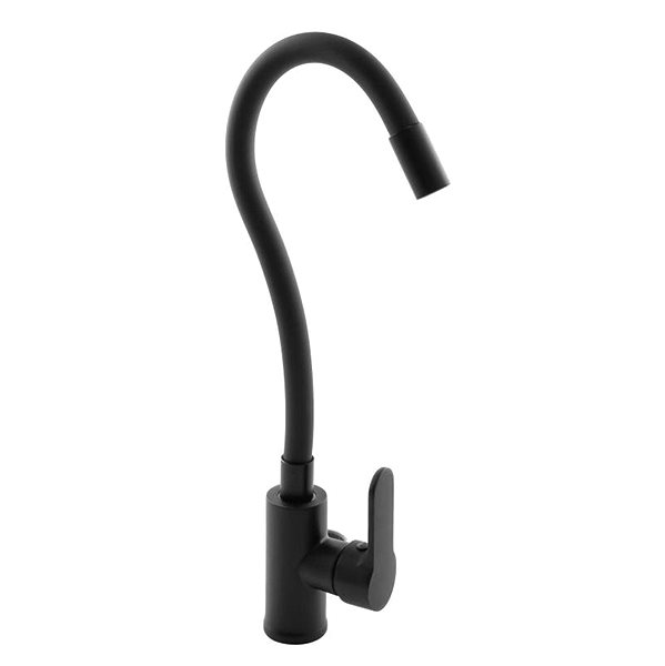 Tap DuraHome Sink mixer, ACARI 52091, standing, black ...