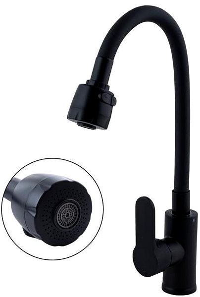 Tap DuraHome Sink mixer, KANHA 53050, standing, black ...