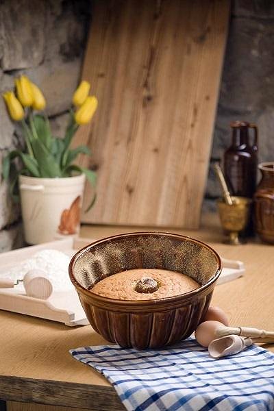 Baking Mould DuraHome Ceramic bundt cake mould, diameter 24 cm ...