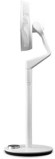 Fan Duux Whisper Ultimate SMART White + Battery Pack Lateral view