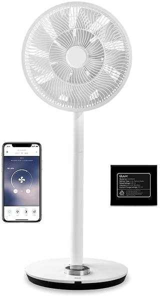 Ventilator Duux Whisper Flex SMART Weiß + Akku Mermale/Technologie