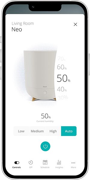 Duux DXHU33 Neo Smart Greige air humidifier.