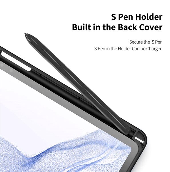 Tablet Case Dux Ducis Toby case for Samsung Galaxy Tab S9 Plus, black ...