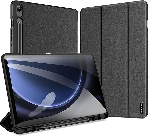 Tablet Case Dux Ducis Domo case for Samsung Galaxy Tab S9 FE, black ...
