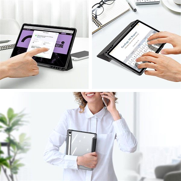 Tablet Case Dux Ducis Toby case for Samsung Galaxy Tab S9, black ...