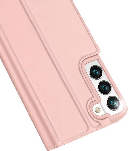 Puzdro na mobil Skin Pro knižkové kožené puzdro na Samsung Galaxy S22, ružové ...