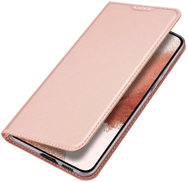 Puzdro na mobil Skin Pro knižkové kožené puzdro na Samsung Galaxy S23, ružové ...