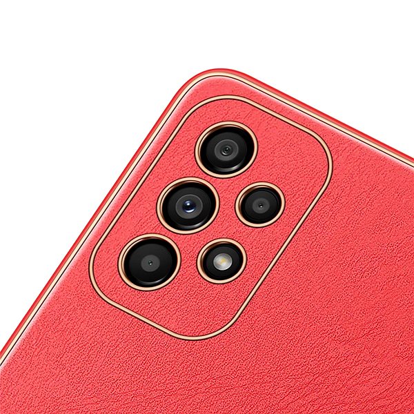 Kryt na mobil Yolo kožený kryt na Samsung Galaxy A33 5G, červený ...