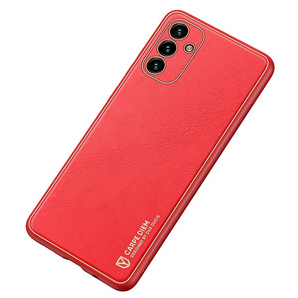 Kryt na mobil Yolo kožený kryt na Samsung Galaxy A13 5G, červený ...