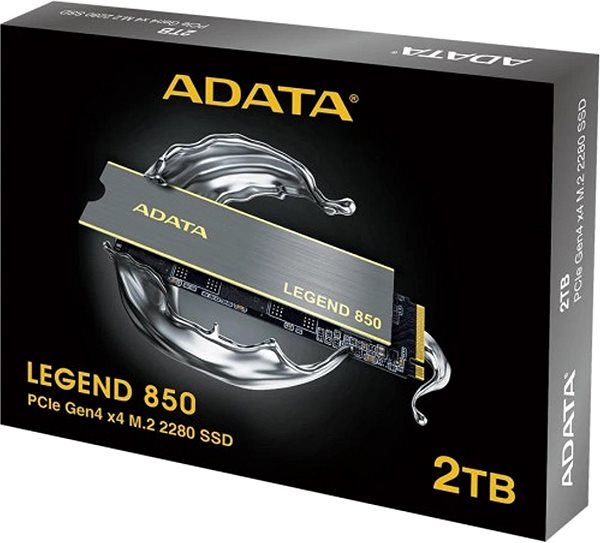 SSD-Festplatte ADATA Legend 850 2 TB Verpackung/Box