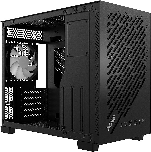 ADATA XPG VALOR AIR NANO Black PC case.
