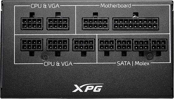 PC-Netzteil ADATA XPG CORE REACTOR 750W Rückseite