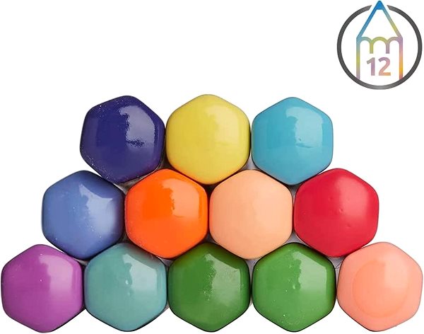 Pastelky DERWENT Academy Pastel Colour Pencils v plechovej škatuľke, šesťhranné, 12 farieb Vlastnosti/technológia