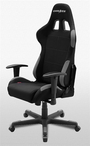 Gamer szék DXRACER Formula OH / FD01 / NG fekete Oldalnézet