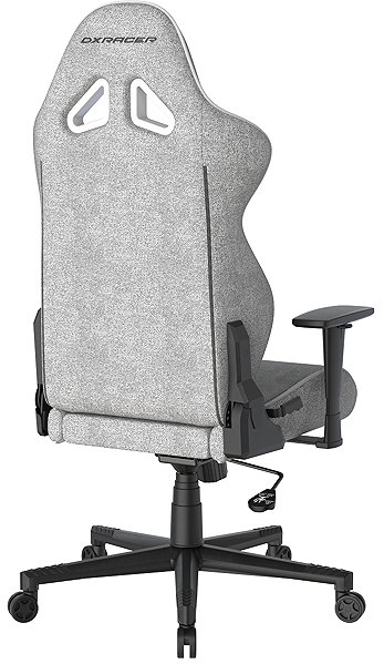 Gaming Chair DXRACER GLADIATOR grey and white, fabric ...