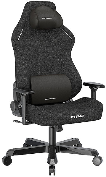 Gaming Chair DXRacer Tank black, fabric ...