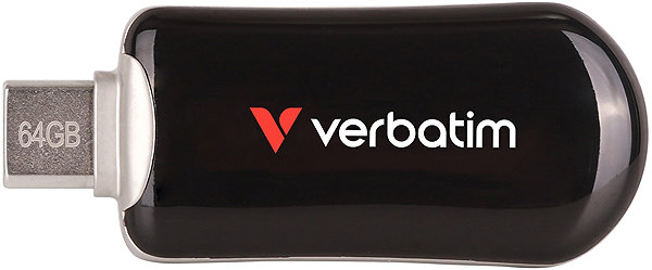Flash Drive VERBATIM Plectra 64GB, black ...