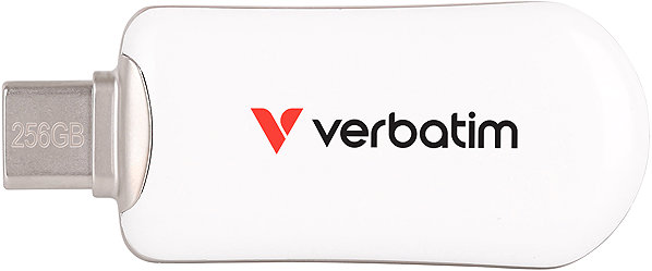 Flash Drive VERBATIM Plectra 256GB, white ...