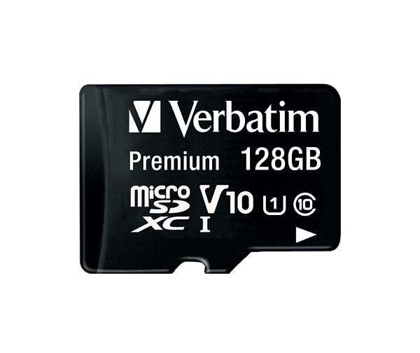 Speicherkarte Verbatim Premium microSDXC 128 GB UHS-I V10 U1 + SD-Adapter ...