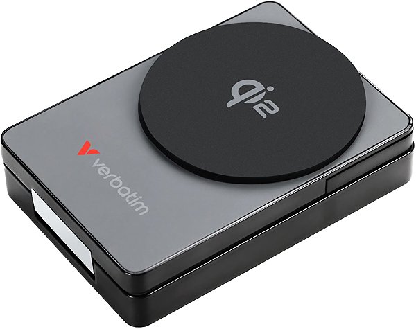 Power Bank VERBATIM Charge 'n' Go 3-in-1 Qi2 Power Bank 5000mAh Grey ...