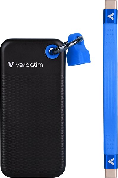 External Hard Drive VERBATIM Pocket SSD 1TB black/blue ...
