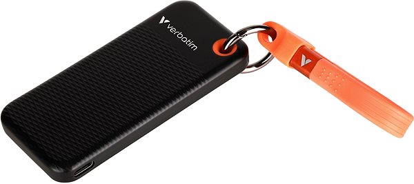 External Hard Drive VERBATIM Pocket SSD 1TB black/orange ...