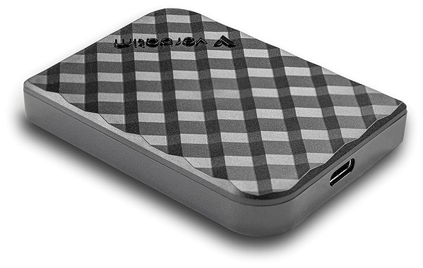 External Hard Drive VERBATIM Mini Diamond SSD 4TB black ...