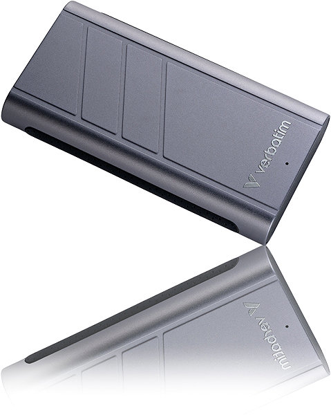 External Hard Drive VERBATIM TurboMetal SSD USB 4.0 4TB ...