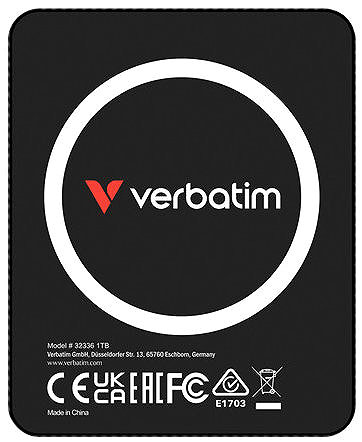 External Hard Drive VERBATIM SnapBack Ultra Slim SSD 1TB, black ...