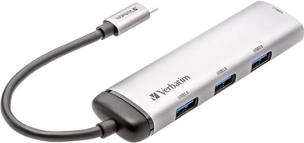 Port-Replikator VERBATIM USB-C™ MULTIPORT HUB Anschlussmöglichkeiten (Ports)