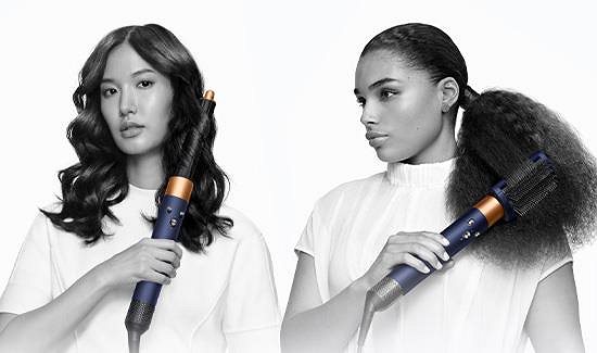 Kulmofén Dyson Airwrap Complete Long Volumise HS05 pruská modrá/měděná ...