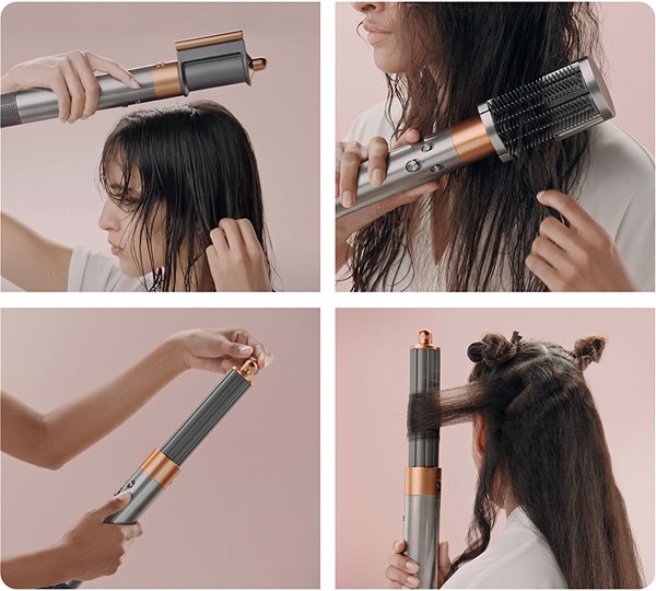 Warmluftbürste Dyson Airwrap Complete Long Volumise HS05 strawberry/blush ...