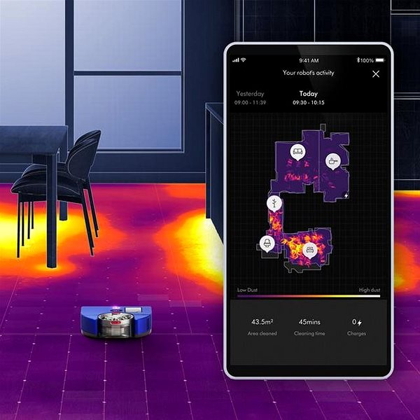 Robot Vacuum Dyson 360 Vis NavTM ...