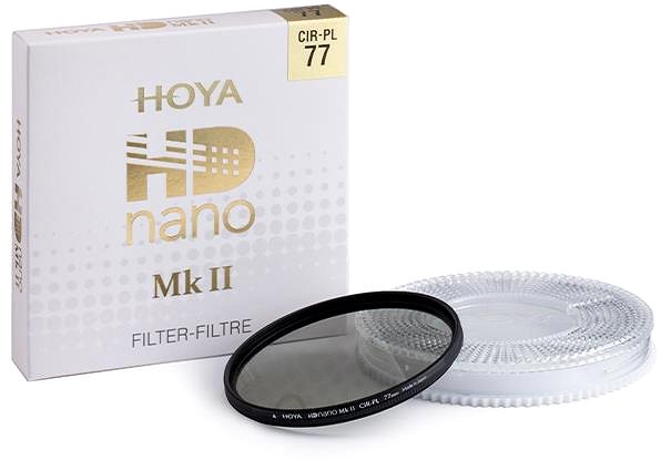 Polarizačný filter Hoya Fotografický filter CIR-PL HD Nano Mk II 77 mm ...