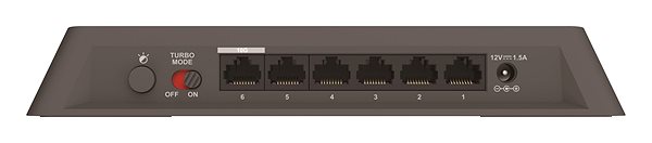 Switch D-Link DMS-106XT Connectivity (ports)