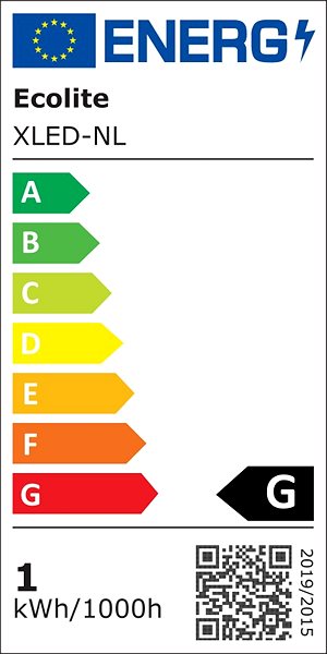 Noční světlo LED Orientační svítidlo do zásuvky s čidlem LED/0,4W/230V Energetický štítek