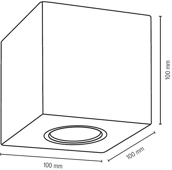 Ceiling Light Ceiling Light WOODDREAM, 1xGU10/6W/230V ...